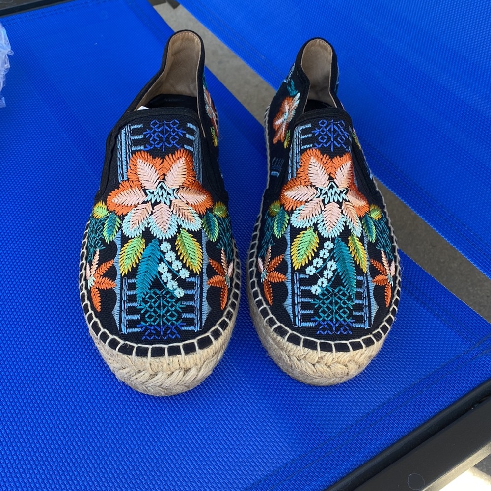 Beautiful Used Johnny Was Espadrilles